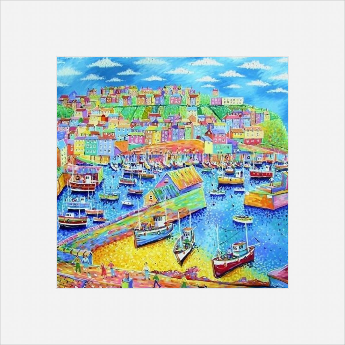 Mevagissey Cornwall print by Paul Cark