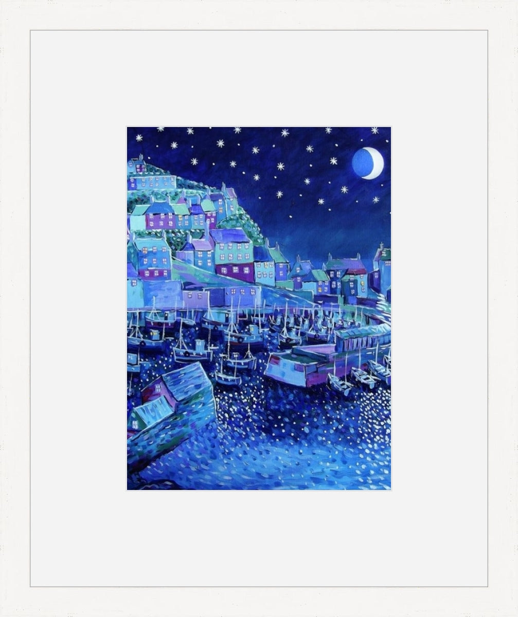 Mevagissey Night print by Paul Clark