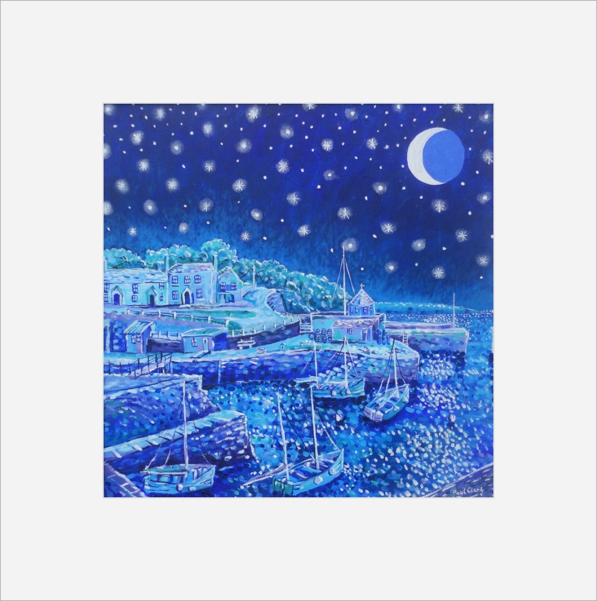Starry Night Charlestown print by Paul Clark