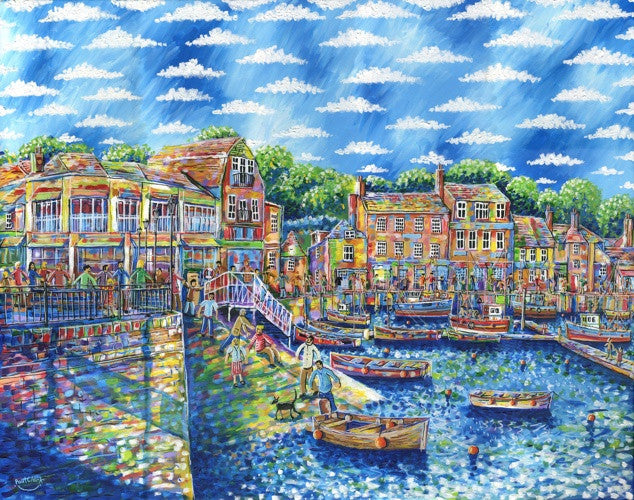 The Slipway Padstow print by Paul Clark