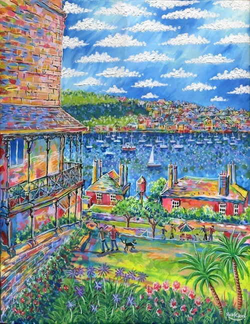 Walking-The-Dog-Fowey-print-by-Paul-Clark