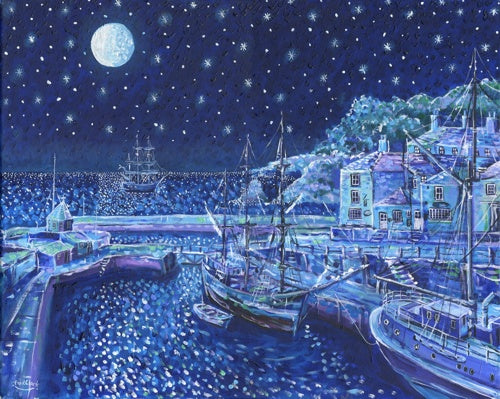 We Saw Three Ships Charlestown large card by Paul Clark