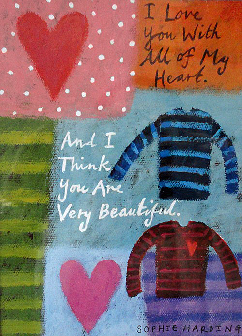 Sophie Harding "I Love You With All My Heart" print (com)