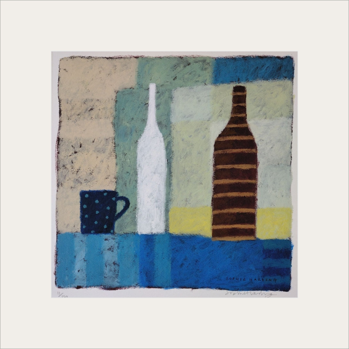 Sophie Harding "Tall White Vase" print