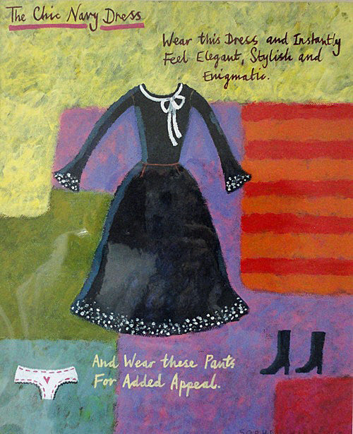 Sophie Harding "The Chic Navy Dress" print (com)