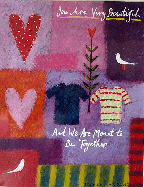 Sophie Harding "You Are Very Beautiful" print (com)