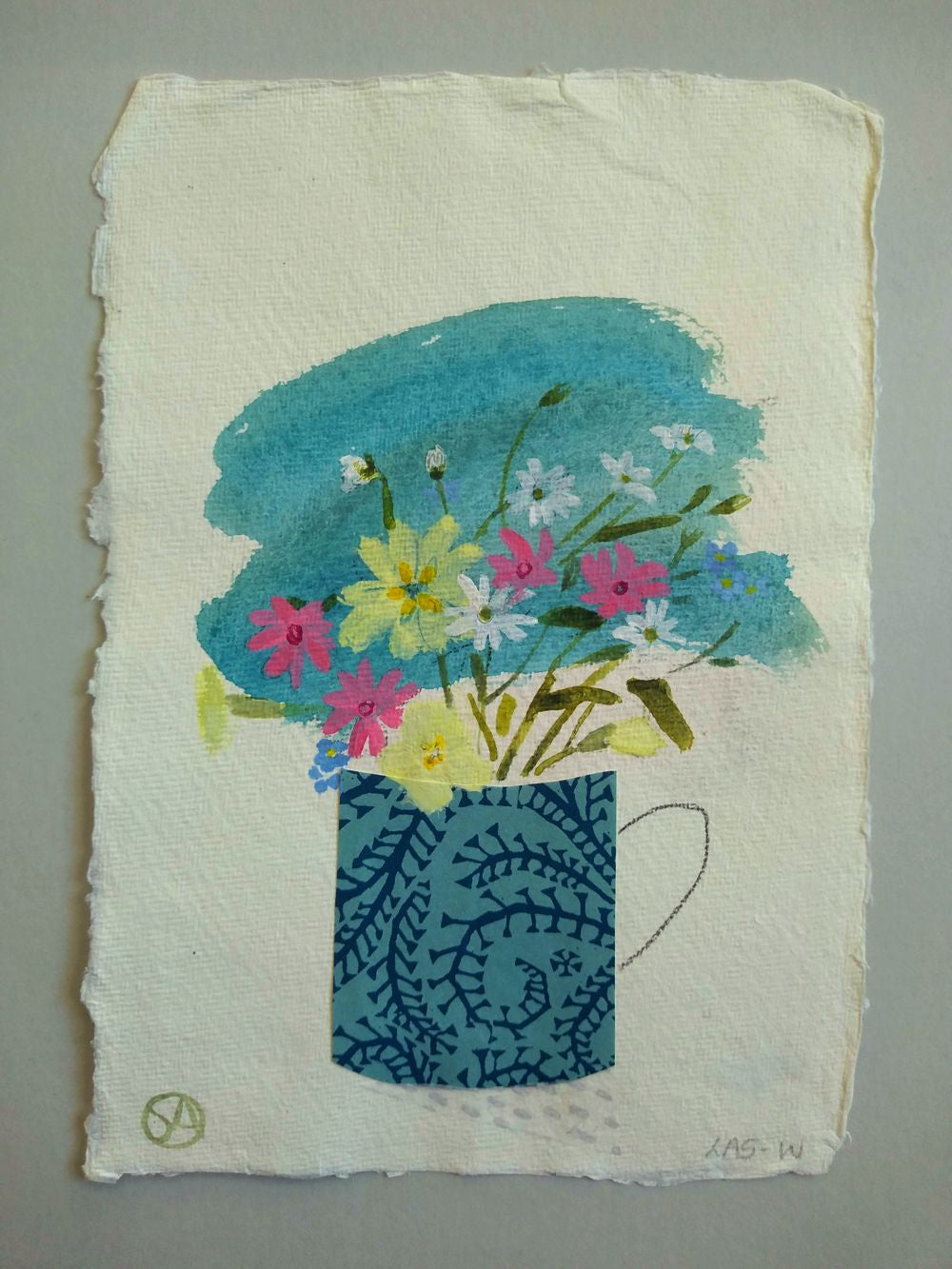 Stephanie Axtell "Samphire Cup" original painting (com)