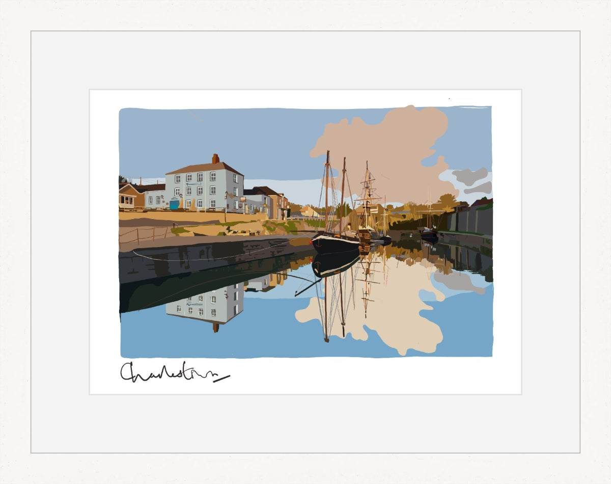 Charlestown Print by Tom Hughes