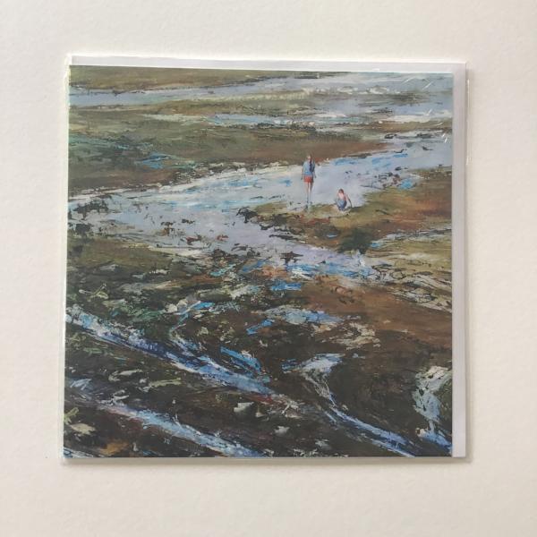 Rock-pooling card by Michael Sanders