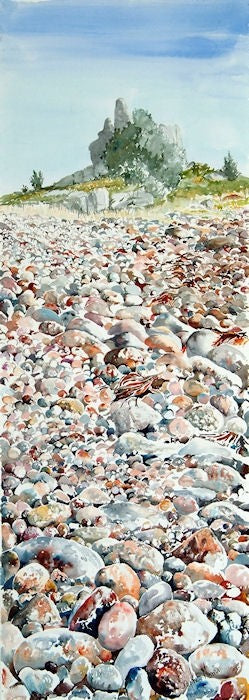 Stephen Morris, Pebbles Carn Leh Print