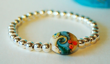 Beach Art Glass by Julie Fountain