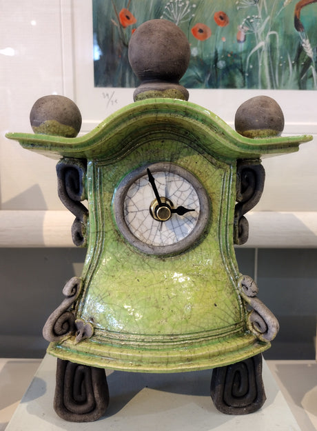 Stonesplitter Raku Clocks