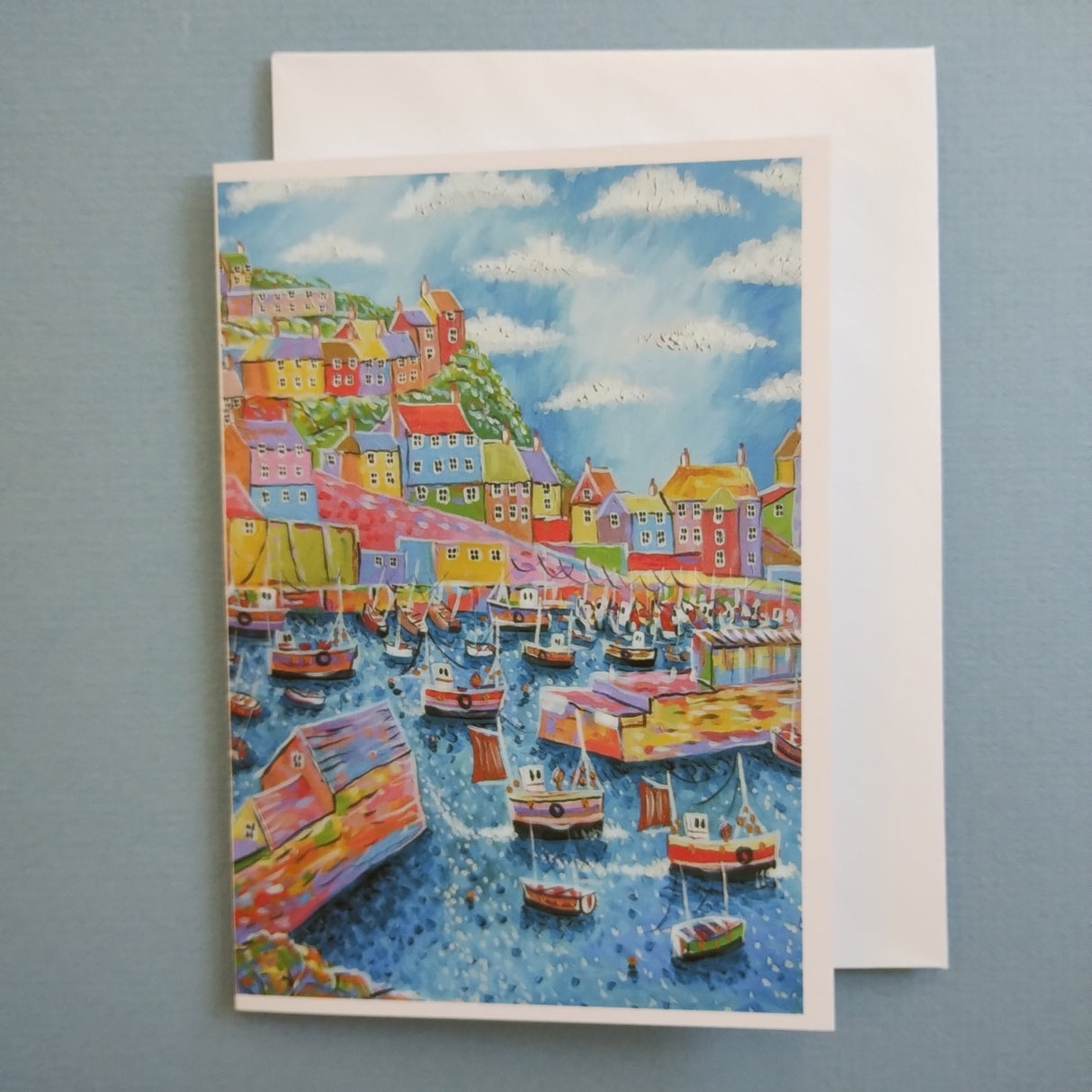 Mevagissey Day card by Paul Clark