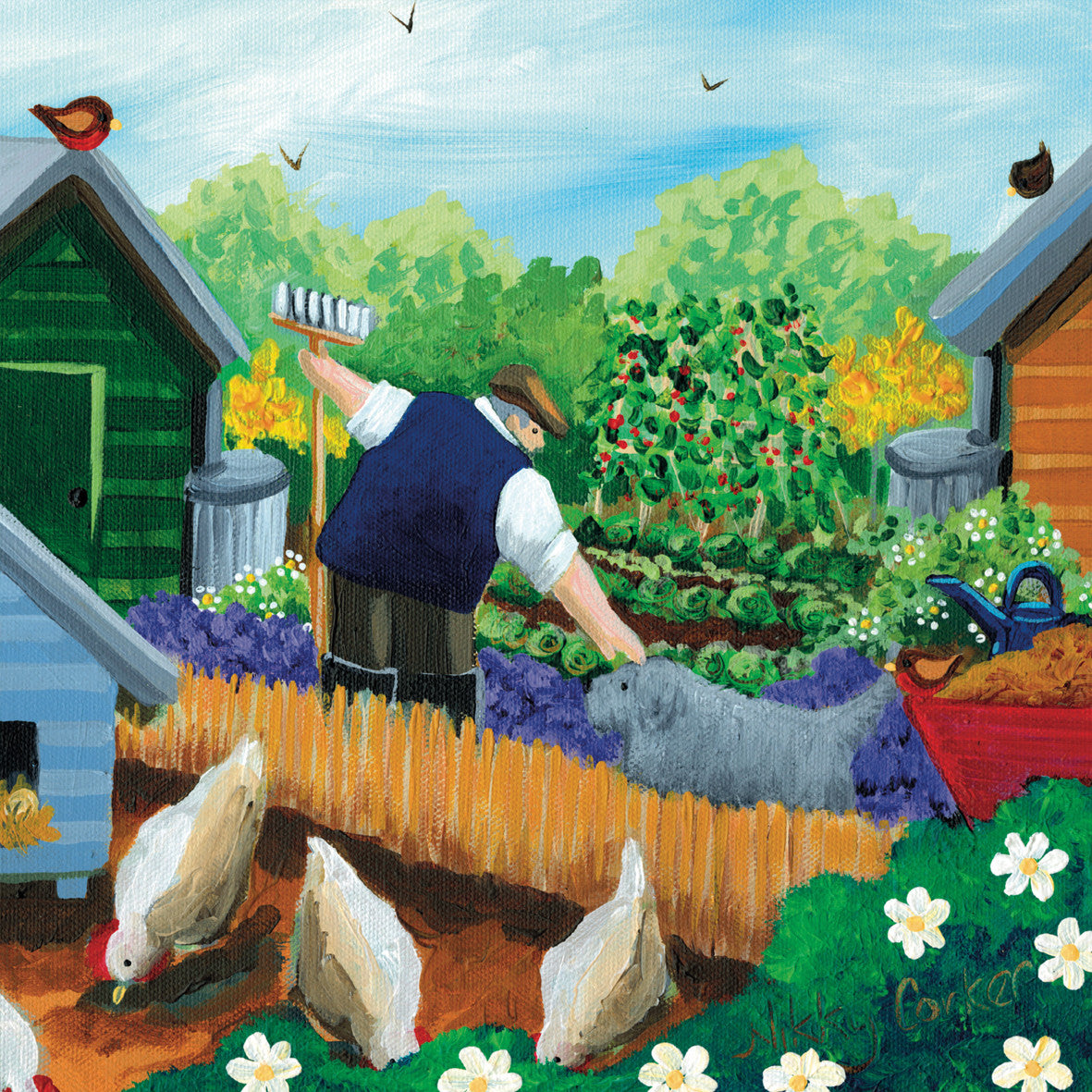 "A Perfect Plot" card by Nikky Corker