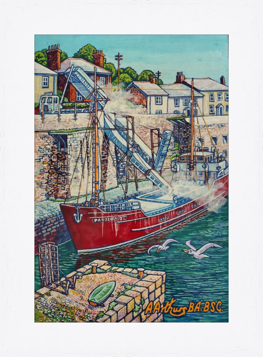 "Panzerfaust in Charlestown Harbour" by Alan Arthurs (com)