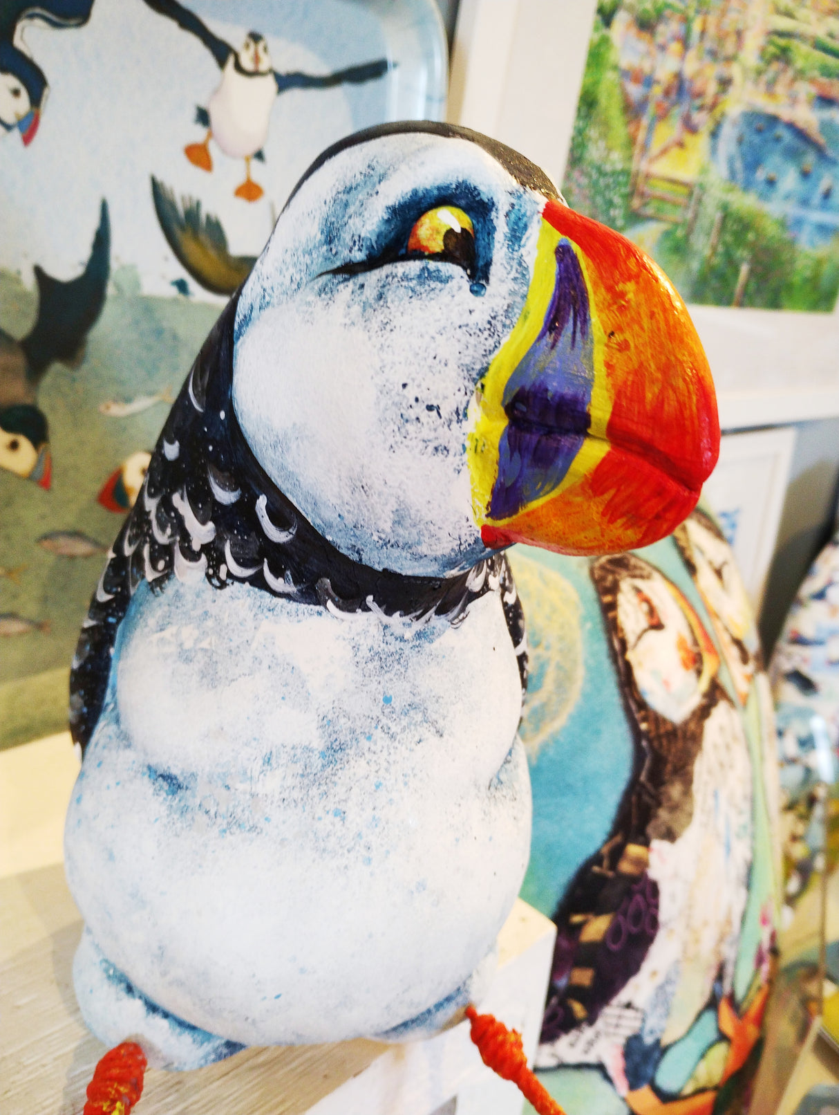 Alf the Cheeky Puffin by Cornish Creature Co.