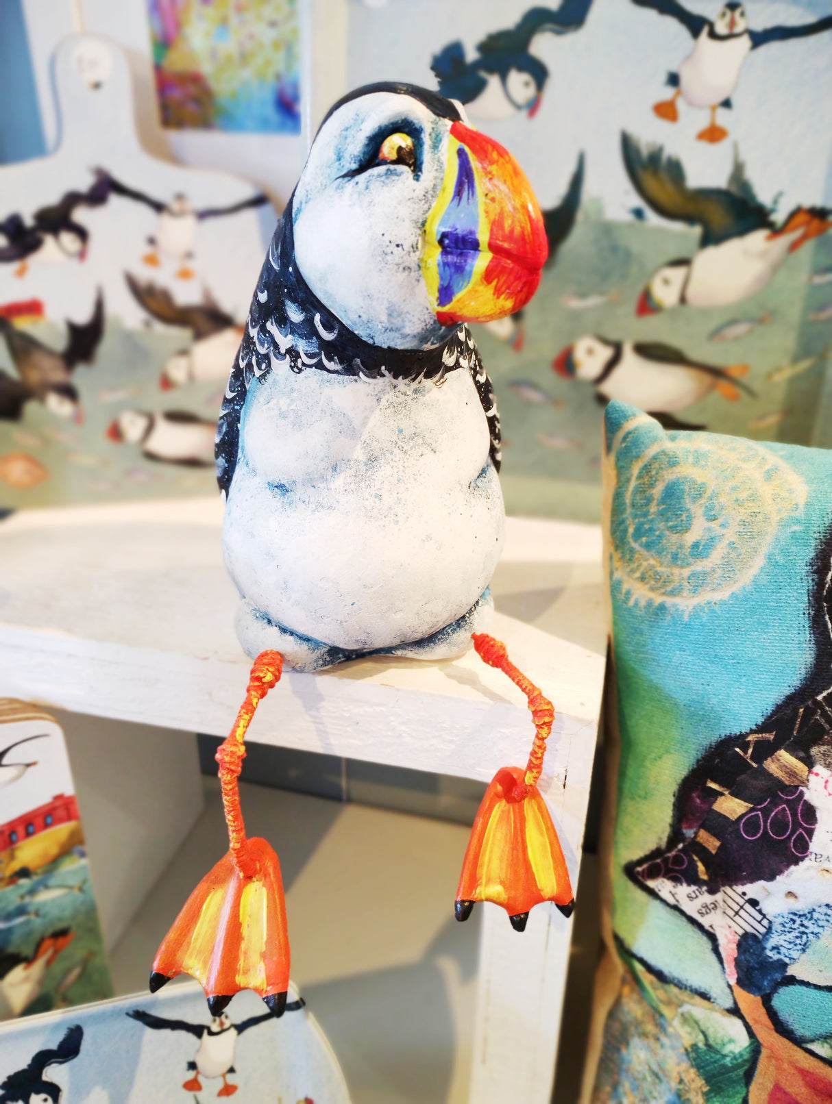 Alf the Cheeky Puffin by Cornish Creature Co.