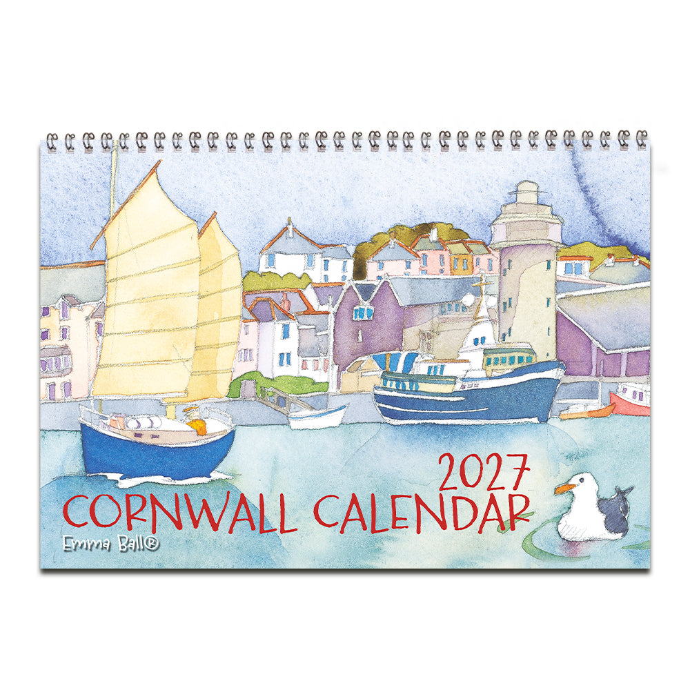 Cornwall Calendar 2027 by Emma Ball