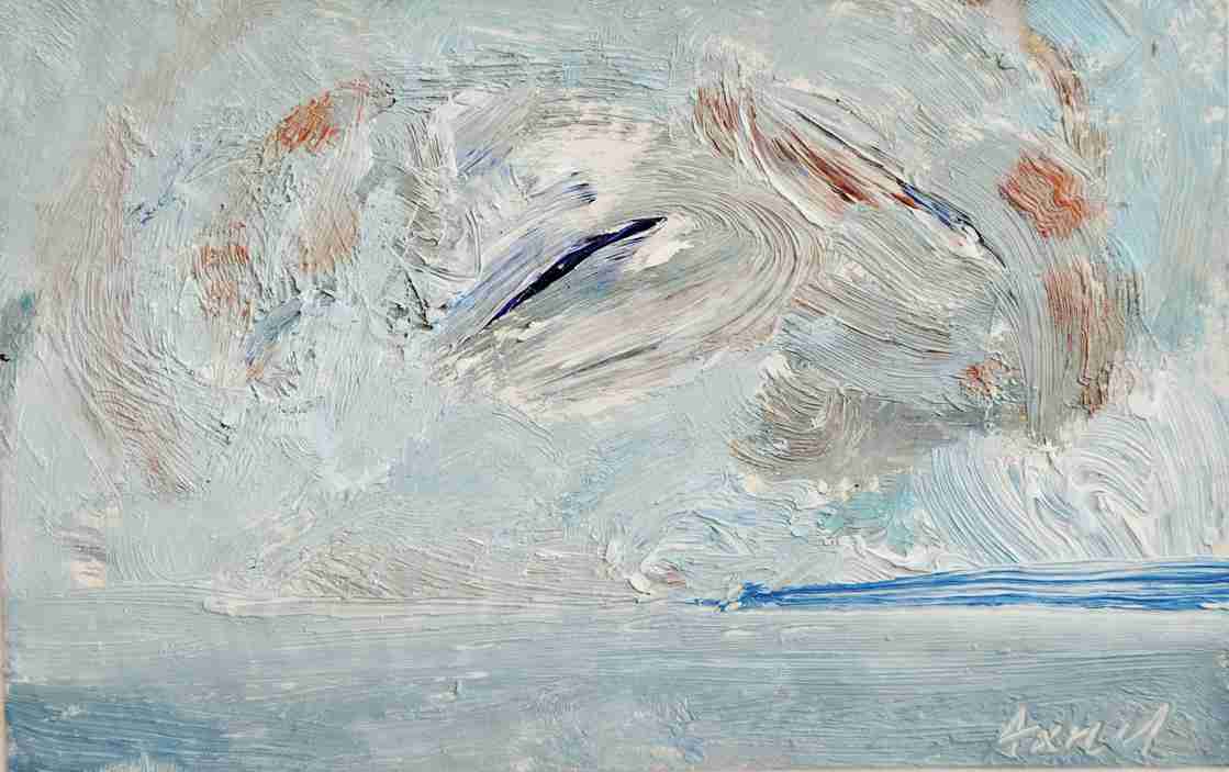 Helford Squall by David Axtell, original painting (com)