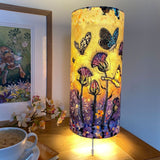 Flutterbies Cylinder Lamp by Dawn Maciocia