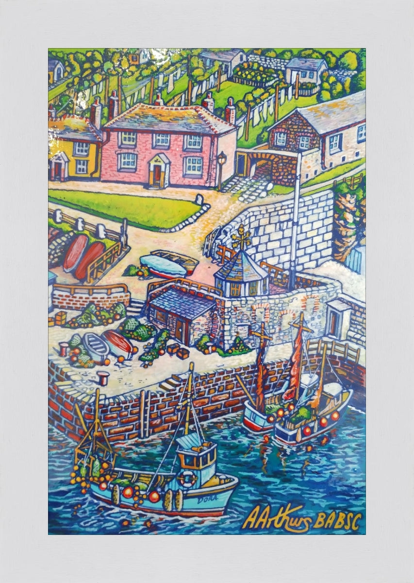 Dora in Charlestown Harbour by Alan Arthurs (com)