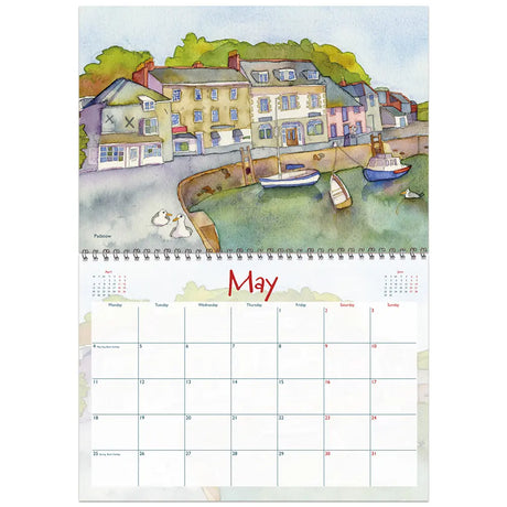 Cornwall Calendar 2026 by Emma Ball