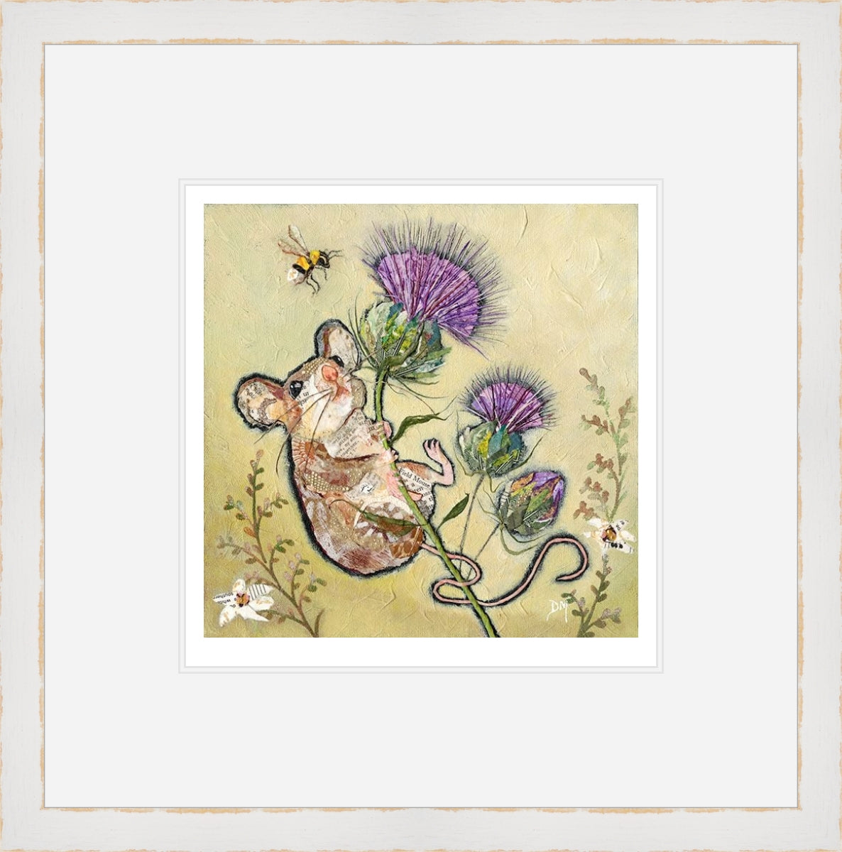 "First to the Top" fieldmouse print by Dawn Maciocia