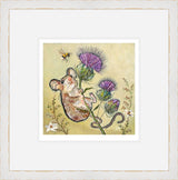 "First to the Top" fieldmouse print by Dawn Maciocia