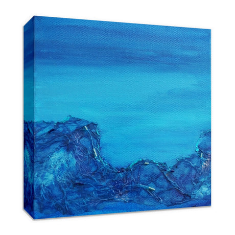 Flotsam 1 mixed media canvas by Linda Flynn