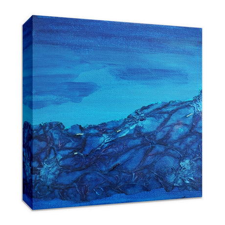 "Flotsam II" mixed media canvas by Linda Flynn