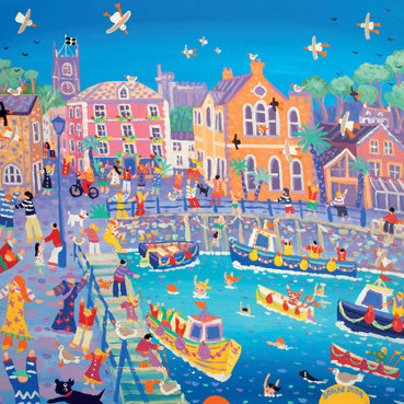 Happy Holidays, Fowey by John Dyer Card