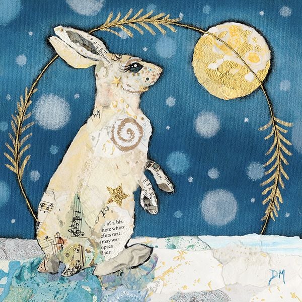 "Luna Hare" print by Dawn Maciocia