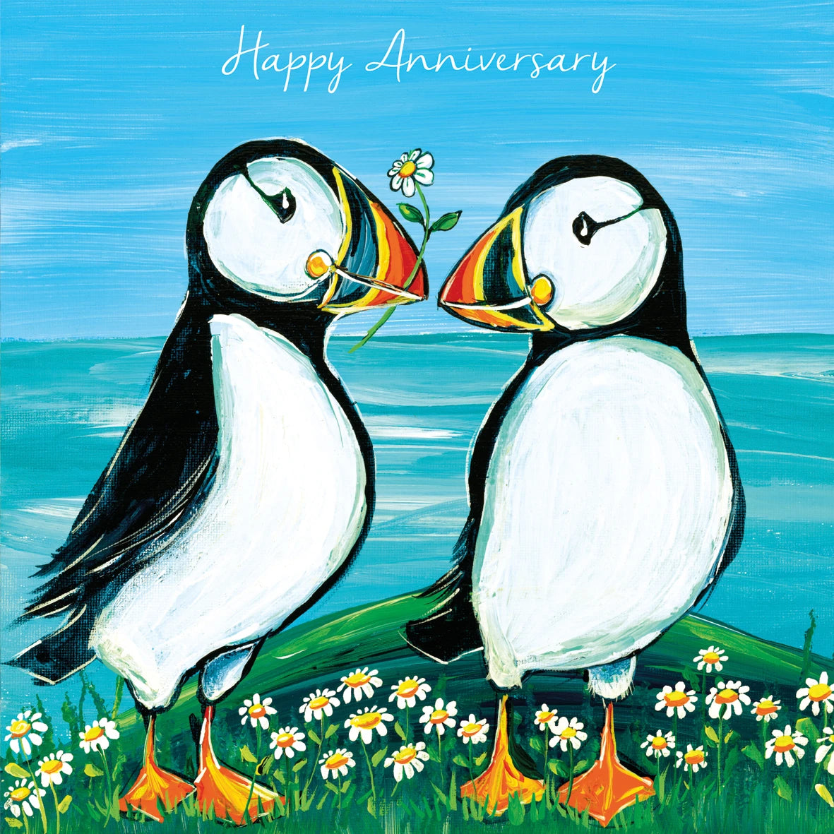 "Hello Again!" anniversary card by Kate Andrew