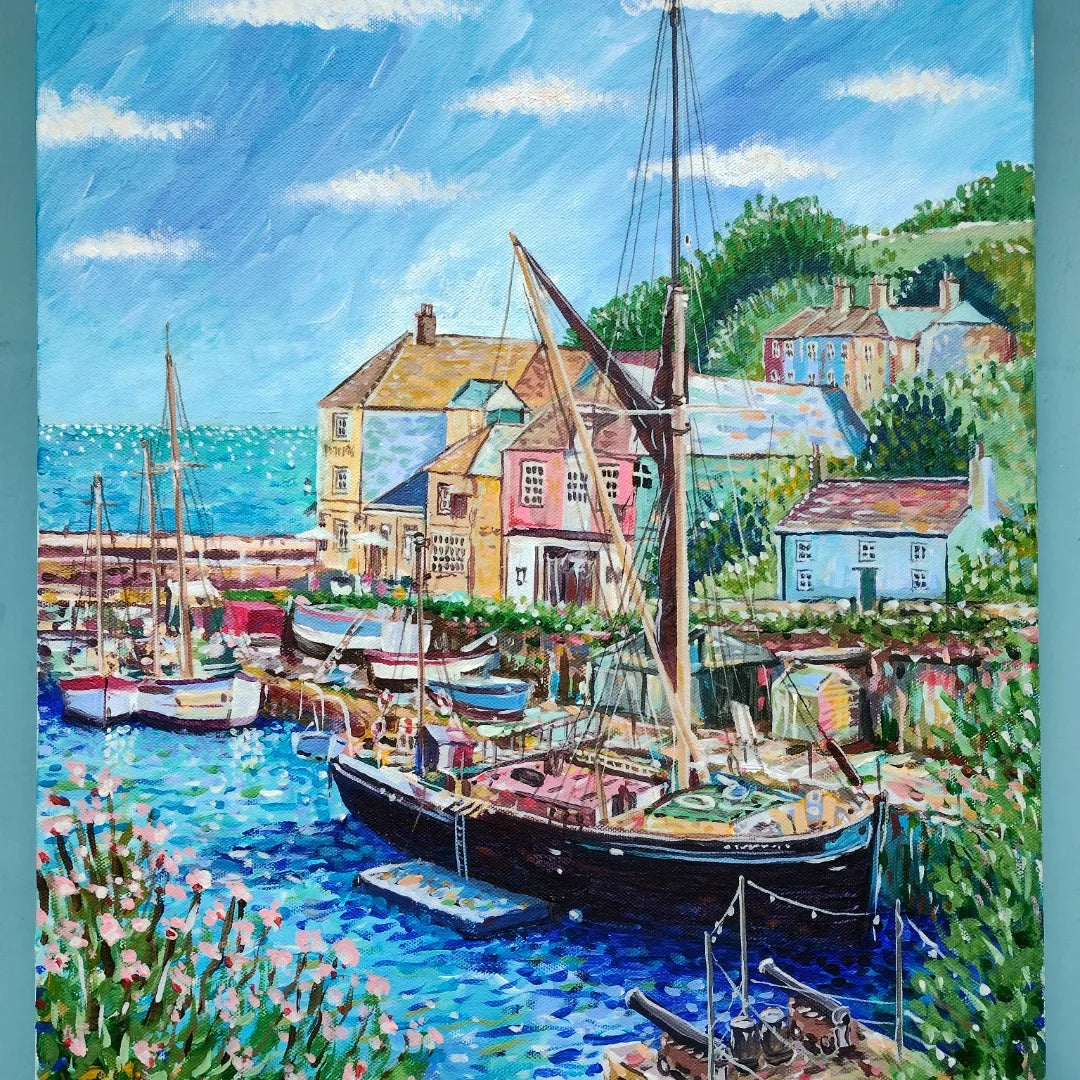 The Lady Daphne, Charlestown" large card by Paul Clark