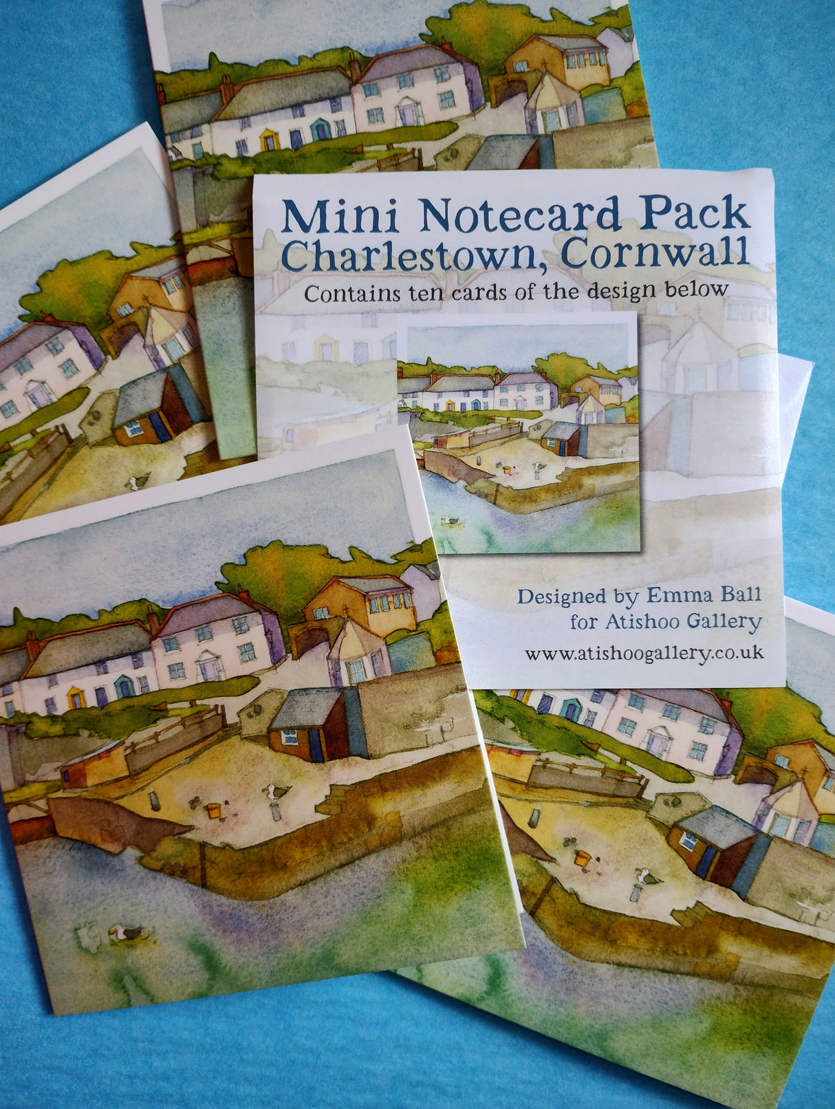 Charlestown pack of notecards by Emma Ball