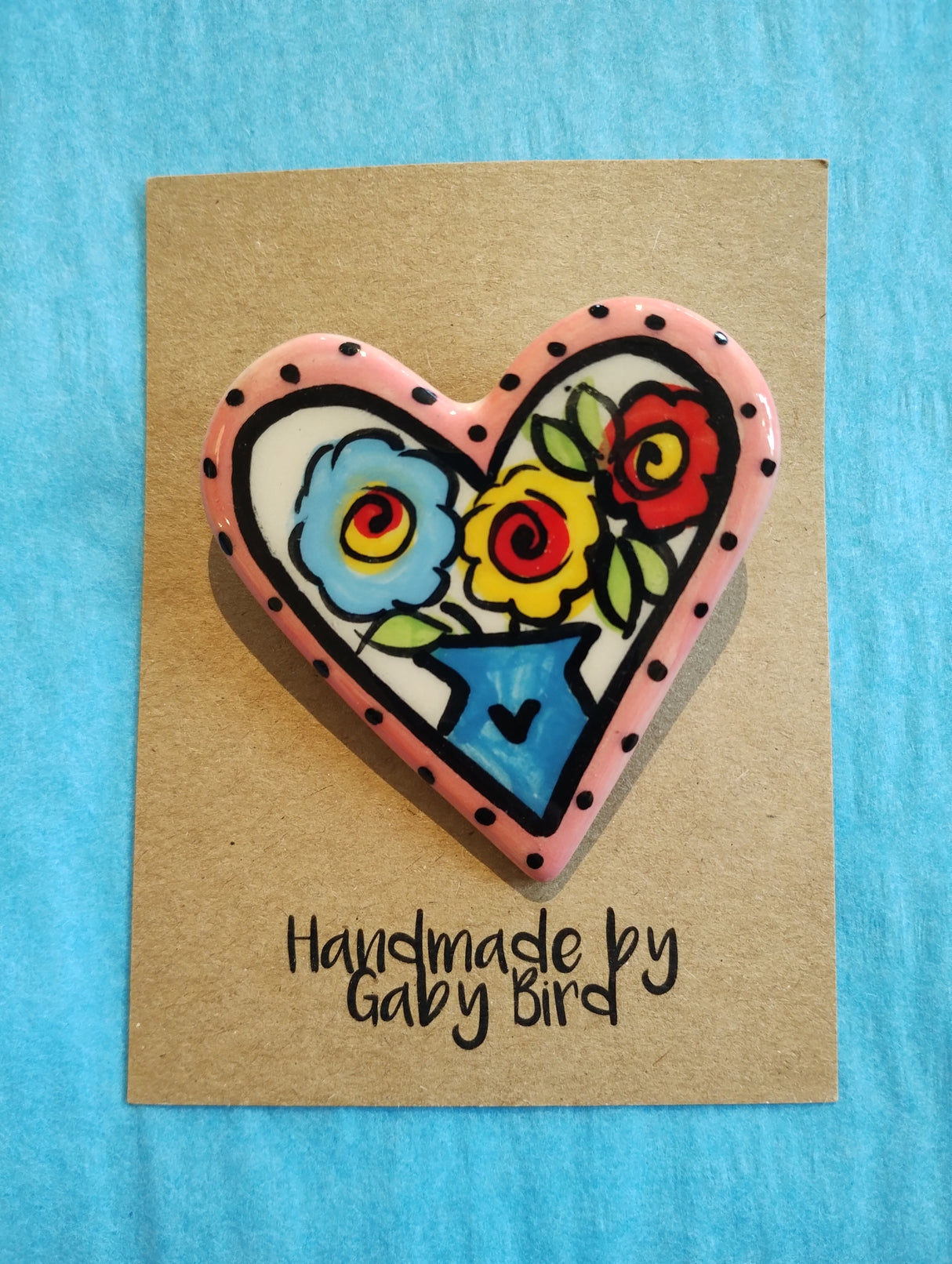 Gaby Bird, Bouquet of Flowers Brooch