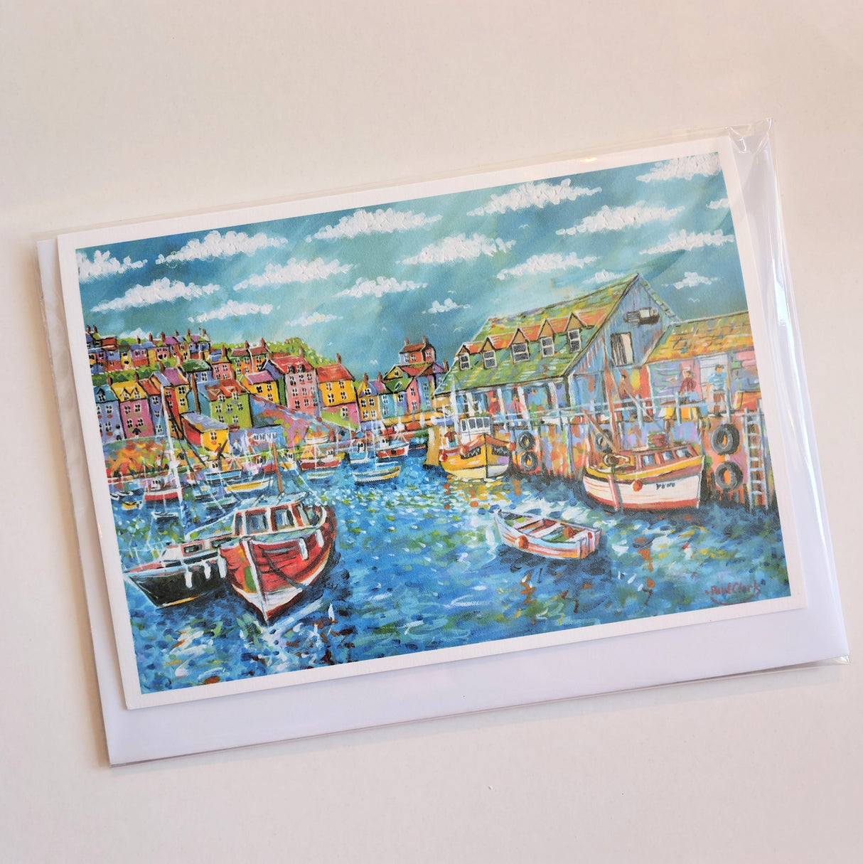 Mevagissey 2, card by Paul Clark