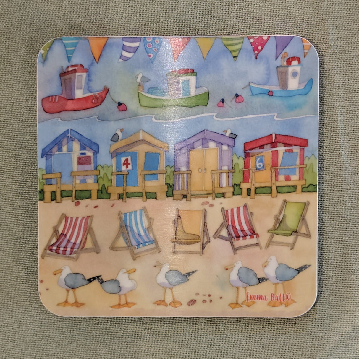 Emma Ball Holiday Memories Coaster