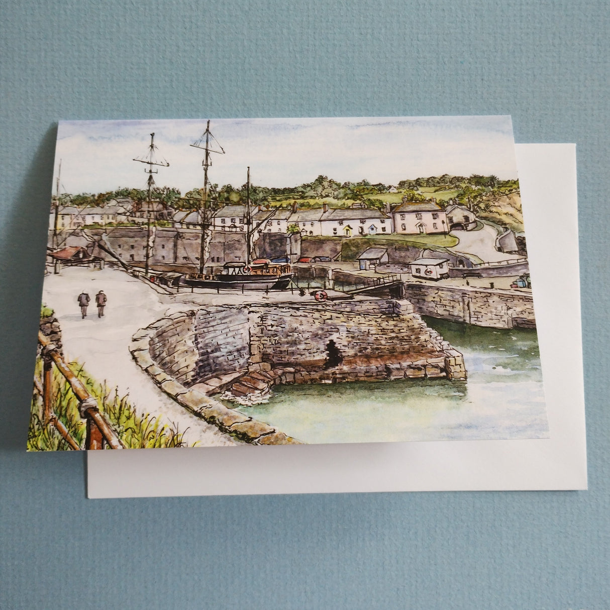 Harbour Charlestown card by Susan Cooper.