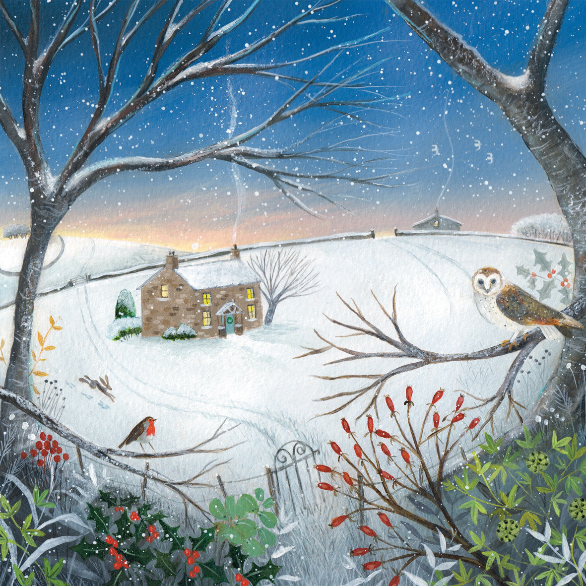 "In the Stillness" card by Julia Crossland