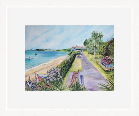 "Downderry Nr Looe" prints by Liz Hackney