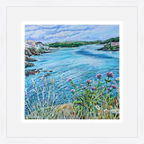 “Looking Back to Fowey" prints by Liz Hackney