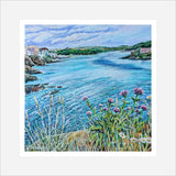 “Looking Back to Fowey" prints by Liz Hackney