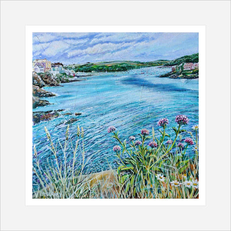 “Looking Back to Fowey" prints by Liz Hackney