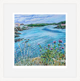 “Looking Back to Fowey" prints by Liz Hackney