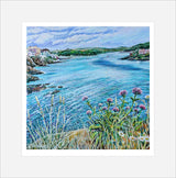 “Looking Back to Fowey" prints by Liz Hackney