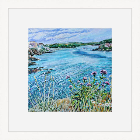 “Looking Back to Fowey" prints by Liz Hackney