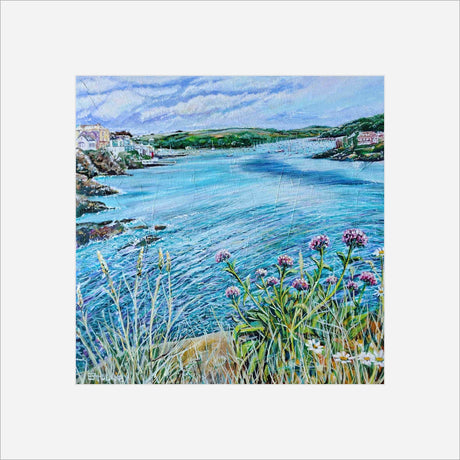 “Looking Back to Fowey" prints by Liz Hackney