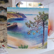 The Lonely Pine Tree card by Liz Hackney