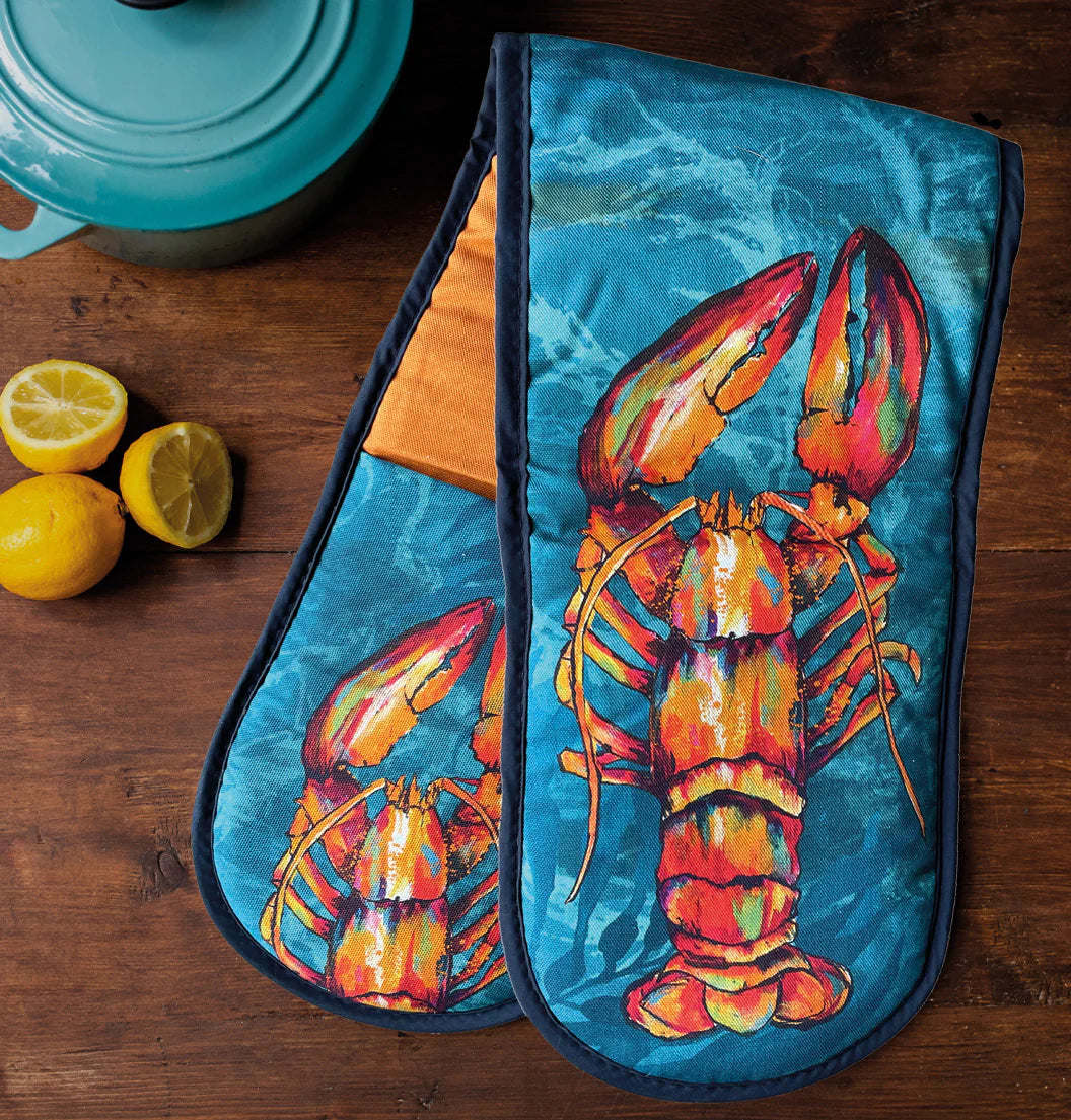 Orange Lobster Oven Glove
